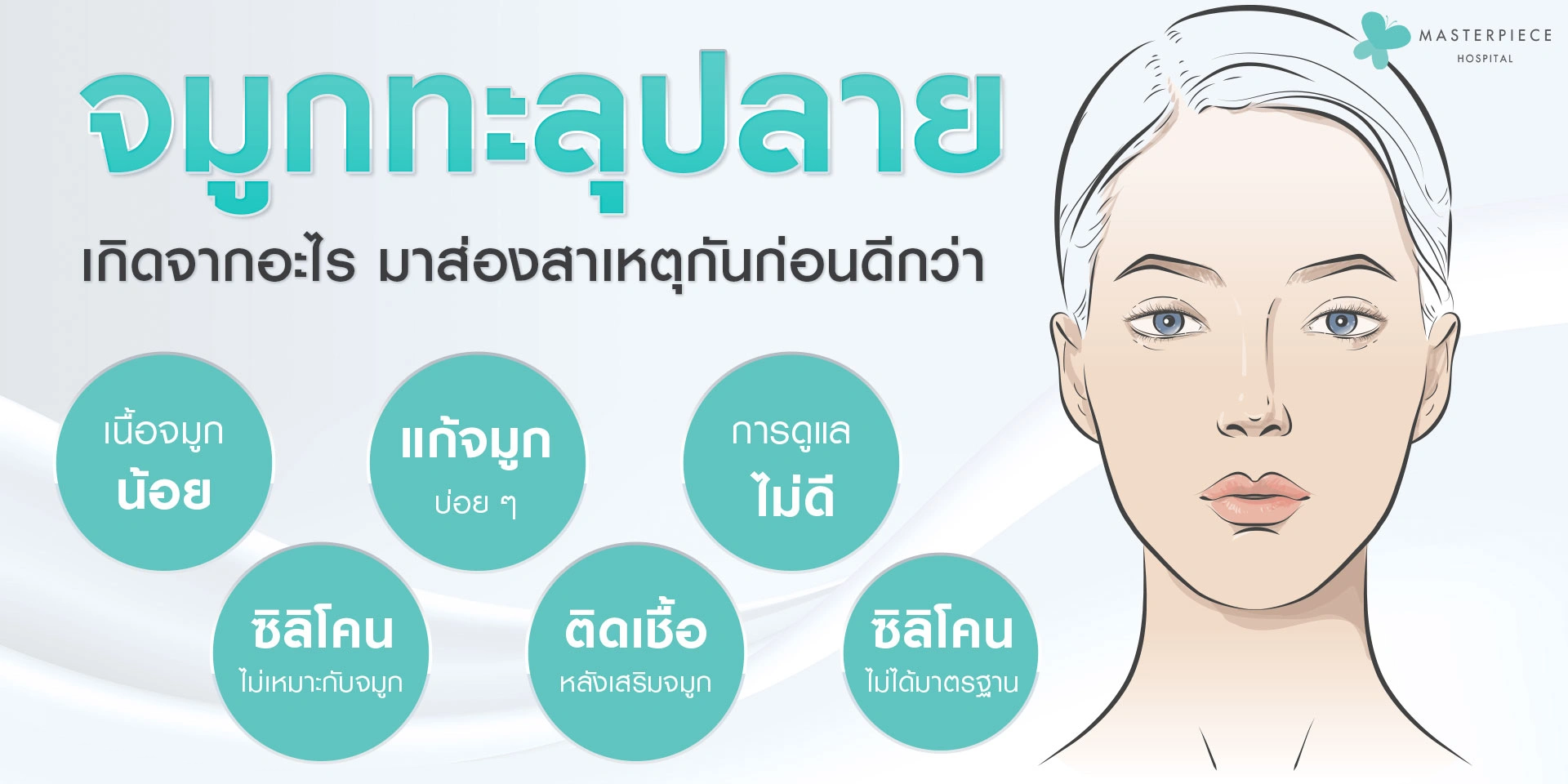 จมูกทะลุปลายเกิดจากอะไร-มาส่องสาเหตุกันก่อนดีกว่า