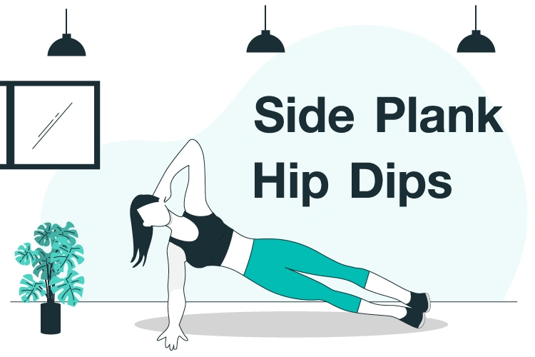 ท่าออกกำลังกาย Side Plank Hip Dips